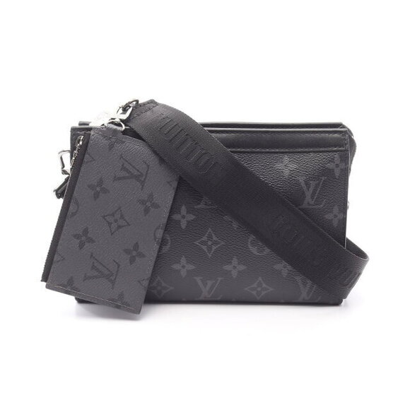 Louis Vuitton Handbags - Louis Vuitton Gaston Bum Bag Shoulder Bag Monogram Eclipse Black